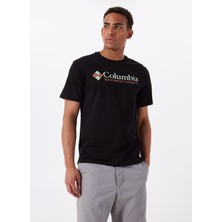 Columbia 9110941010CS0435 Siyah O Yaka Normal Baskılı Erkek T-Shirt