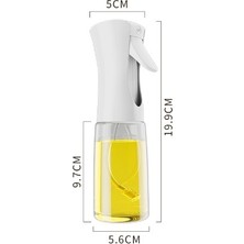 200 ml Dekoratıf Tabancalı Spreylı Cam Şışe