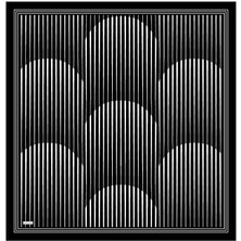 Siyah Dila Desen Sura Ipek Eşarp