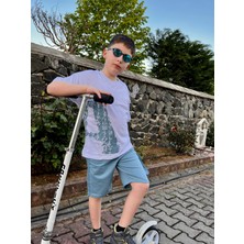 Erkek Çocuk Baskılı Şortlu Takım
