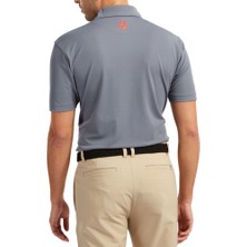 Footjoy Stretch Pique Polo Yaka Golf T-Shirt Cobalt 90358