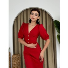 Nidam Butik Linda Midi Elbise