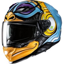 Hjc F71 Monkey Dj MC23 Kapalı Motosiklet Kaskı