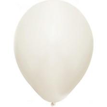 Beyaz Retro Balon 12 Inc 100'LÜ