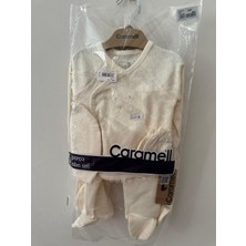 Caramell  Cute Bear ( Ayıcıklı) Ekru, Bej, Gri, Mavi Renk Çeşitli Erkek 5li Hastane Çıkışı 1454