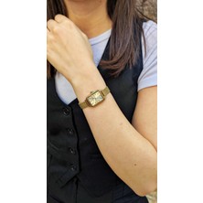 Lee Cooper LC07815 Dikdörtgen 6 Renk Hasır Kordon Kadın Kol Saati