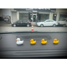 4 Parça Sevimli Ördek Ailesi Dikiz Aynası Süsü  Ayna Süsü Araba Süsü Torpido Süsü Oto Araç Aksesuar Süsü