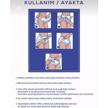Moly L  Beden  Belbantlı  Hasta Bezi 30'lu  (2  Paket)