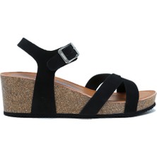 Kifidis Softstep K15009 Kifidis Soft Step Kadın Dolgu Topuklu Mantar Sandalet 36-41