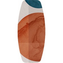 Wudie Ahşap Baskılı Denge Tahtası Rocket Balance Board Rocket Gym Board
