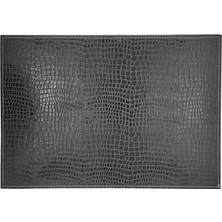 Premium Termo Deri Masaüstü Sümen Siyah | 34,5 x 48,5 cm Geniş Ofis Masa Altlığı | Kaymaz Tabanlı, Lüks El Dikişli Yazı Yüzeyi | Profesyonel Ofis ve Hediye Kullanımı İçin İdeal | Ankara Menü