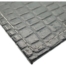 Premium Termo Deri Masaüstü Sümen Siyah | 34,5 x 48,5 cm Geniş Ofis Masa Altlığı | Kaymaz Tabanlı, Lüks El Dikişli Yazı Yüzeyi | Profesyonel Ofis ve Hediye Kullanımı İçin İdeal | Ankara Menü