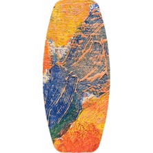 Wudie Ahşap Baskılı Denge Tahtası Rocket Balance Board Rocket Gym Board