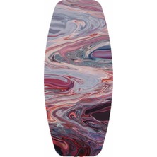 Wudie Ahşap Baskılı Denge Tahtası Rocket Balance Board Rocket Gym Board