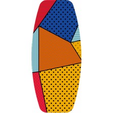 Wudie Ahşap Baskılı Denge Tahtası Rocket Balance Board Rocket Gym Board