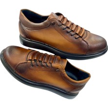 Erkek Makosen Lastik Bağcıklı Iç ve Dış Yüzey Deri Poli TABAN-847-TABA