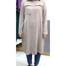 Tek Cepli Uzun Gömlek Tunik