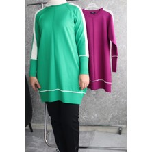 Triko Tunik  Yeşil