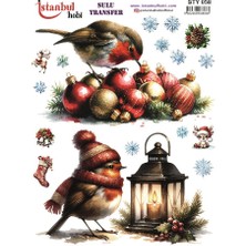 Yılbaşı Sulu Transfer 25X35CM STY058