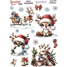 Yılbaşı Sulu Transfer 25X35CM STY038