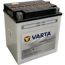 Varta 12V 30 Ah Motosiklet Aküsü 300 A (En) (168*132*176) (B30L-B) (YB30L-B)