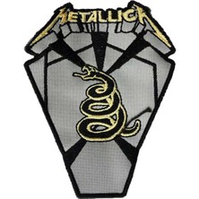 Metallica Snake Patch Yama Nakış