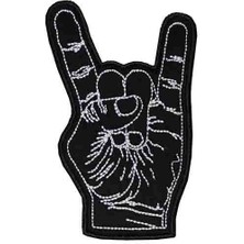 Rock N Roll Hand Patch Yama Nakış