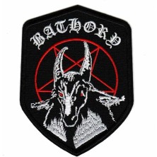 Bathory Logo Red Patch Yama Nakış