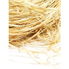 Doğal Rafya Muz Lifi Naturel Ip 100 gr Saman Ip Süsleme Malzemesi
