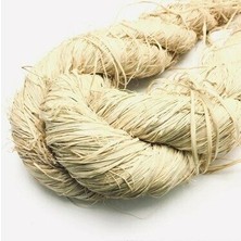 Doğal Rafya Muz Lifi Naturel Ip 100 gr Saman Ip Süsleme Malzemesi