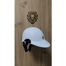 -Leos Motor-Jokey Kask-Camsız Model-Beyaz Renk-Yerli Üretim-