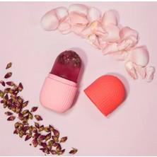 3D Fabrika Silikon Buz Küpü Kalıbı Mor-Pembe
