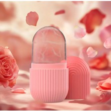 3D Fabrika Silikon Buz Küpü Kalıbı Mor-Pembe
