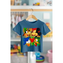Book OrBook Cool Cartoon Friends  Pamuk Premium Kalite Çocuk Tişörtü