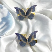 Renkli Kelebek Desenli Pens Toka