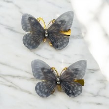 Gigi Giyim Renkli Kelebek Desenli Pens Toka