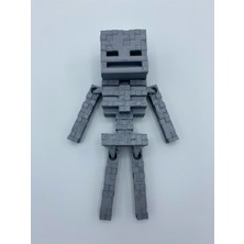 Minecraft Hareketli Iskelet Anahtarlık 17 cm Büyük Boy