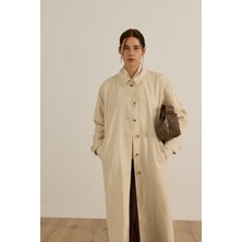 Gabardin Pamuklu Trençkot