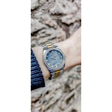 Lee Cooper LC07478 Taşlı Tasarım Sedef Kadran 3 Atm Su Geçirmez Kadın Kol Saati