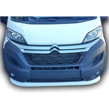 Citroen Jumper 22014 Üzeri Uyumlu Beyaz Ön Tampon Lip Abs Dar 2 Parça GARAGE453