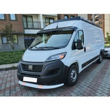 Ducato 2014 Üzeri Beyaz Ön Tampon Lip Abs Dar 2 Parça GARAGE453