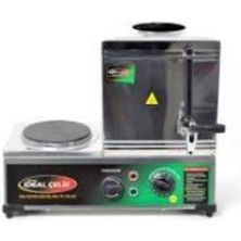 İdeal Çelik Ideal Çelik Çay Kazanı 15 Lt Elektirkli Vidalı Çay Kazanı
