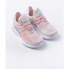 Çocuk Triko Lastikli Hafif Kaydırmaz Taban Spor Ayakkabı