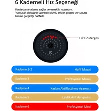 Yues Profesyonel Şarjlı Masaj Tabancası | 6 Hız, 4 Başlık | Sporcu Ve Ev Tipi Kullanım