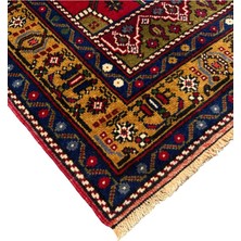 El Dokuma Sıfır Taşpınar Halısı 118 x 190 Kök Boya Kiremit Yün Halı
