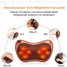 Yues 8 Toplu Isıtmalı Ovmalı Masaj Yastığı