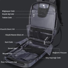 Mark Ryden The Ratio Arc Pro Su Geçirmez 17.3” Laptop Uyumlu TSA Kilitli Type-c Port Sırt Çantası