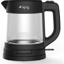 King Kcm330 Tea Pro Cam Çay Makinesi Siyah