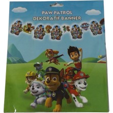 Dekoratif Banner Paw Patrol