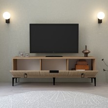 3503 Neva Tv Ünitesi 150  cm  3 Kapaklı Yunus - Sepet